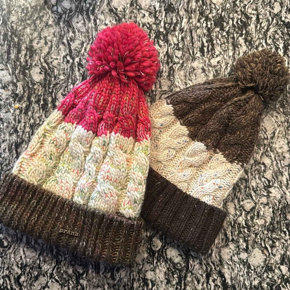 2 FOR 1! Cozy PrAna Wool Beanies